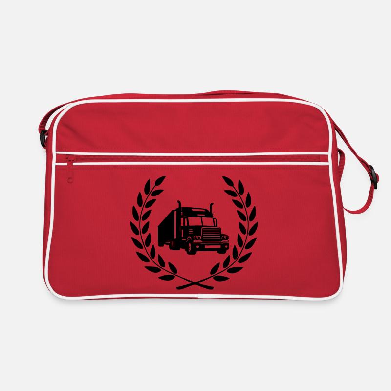 Lkw fahrer Retro Tasche