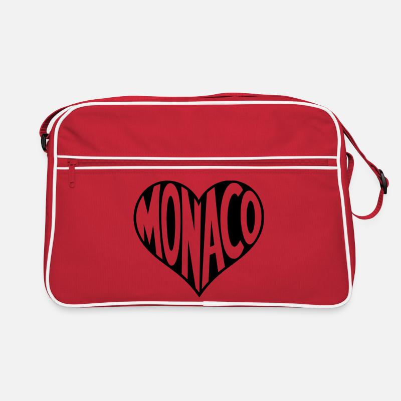 Monaco im Herzen Retro Tasche
