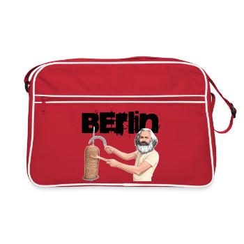 Berlin Döner Marx - Retro Bag - red/white - Front