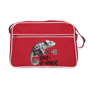 Chameleon Uke-u-holic - Retro Bag - red/white - Front