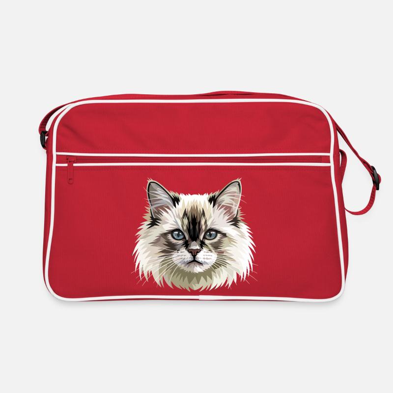 Chat Birman Chat Birman Sacré Chat Birman Mignons Chats Birman Sac Retro