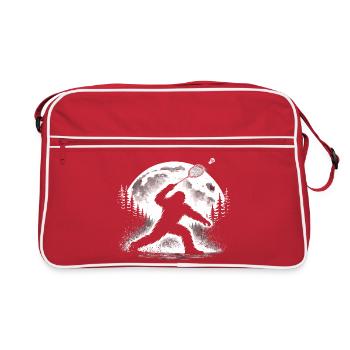 Joueur de badminton de Bigfoot - Sac Retro - rouge/blanc - Devant
