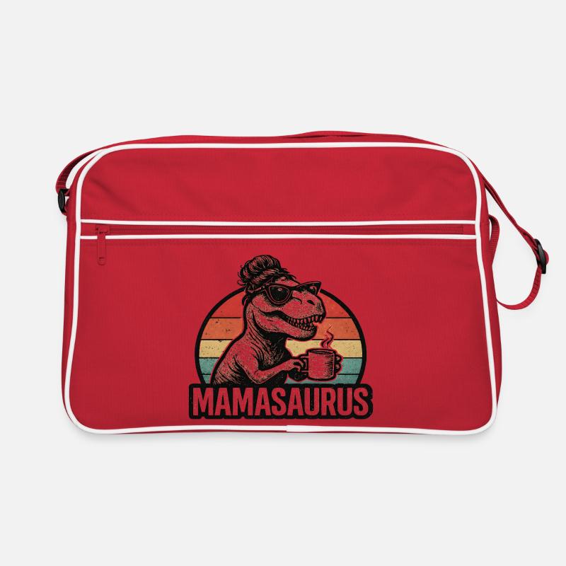 Mamasaurus Mama Mutter Geschenkidee Humor Lustig Retro Tasche