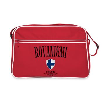 Souvenir Rovaniemi, design élégant Rovaniemi - Sac Retro - rouge/blanc - Devant