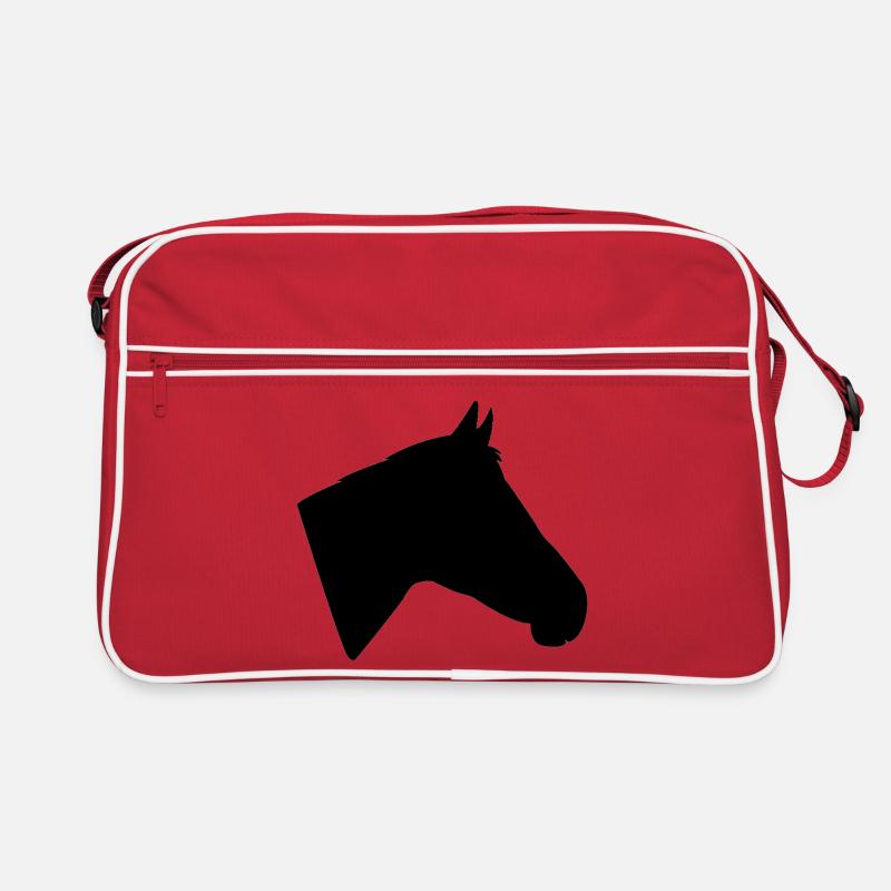 Pferdekopf Retro Tasche