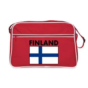 Finlande - Sac Retro - rouge/blanc - Devant