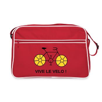 RETIREMENT. HAPPY RETIREMENT. HAPPY RETIREMENT - Retro Bag - red/white - Front