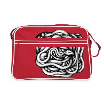 Snake Infinite - Retro Bag - red/white - Front