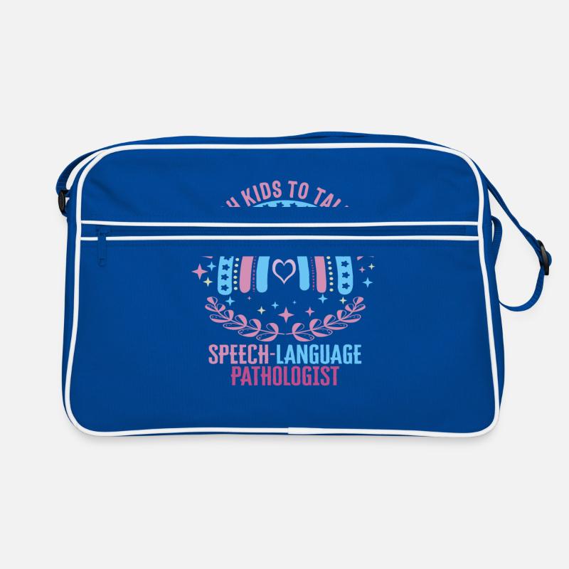 Speech Language Pathologist Shirt, I Teach Kids Retro Bag