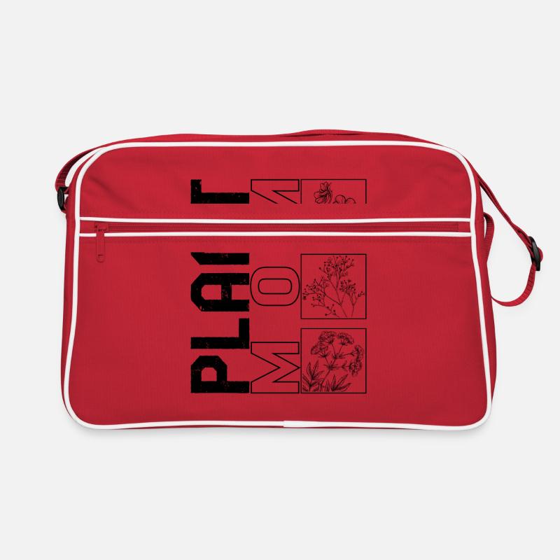 Mutterhemd, Pflanzenmutter Blumen Botaniker-Tee, Retro Tasche