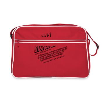 Dispatcher Shirt, Dispatcher Definition Tee, - Retro Bag - red/white - Front