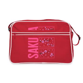 Chemise Cherry Blossom, Sakura Kawaii Pop Culture - Sac Retro - rouge/blanc - Devant