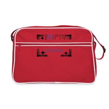 Cyclic Vomiting Syndrome Shirt, Fuck CVS Blue - Retro Bag - red/white - Front