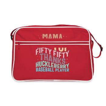 Chemise infirmière du Neuro, Mama Tip-Top Fifty-Fifty - Sac Retro - rouge/blanc - Devant