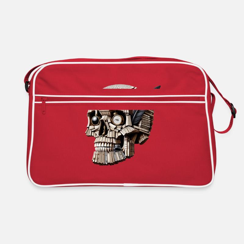 Littéraire Lore Skull Tee Classique du professeur d’anglais Sac Retro