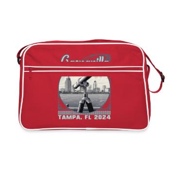 Gasparilla 2024 Longue-vue Skyline Tampa FL - Sac Retro - rouge/blanc - Devant