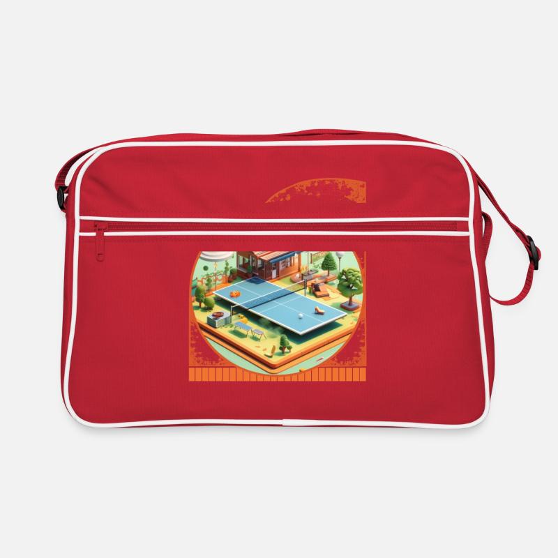 BBQ Grill And Pickleball Combo Summer Outdoor Fun Retro Bag