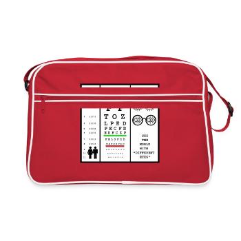Eye Test - Retro Bag - red/white - Front