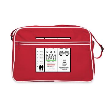 Eye Test - Retro Bag - red/white - Front
