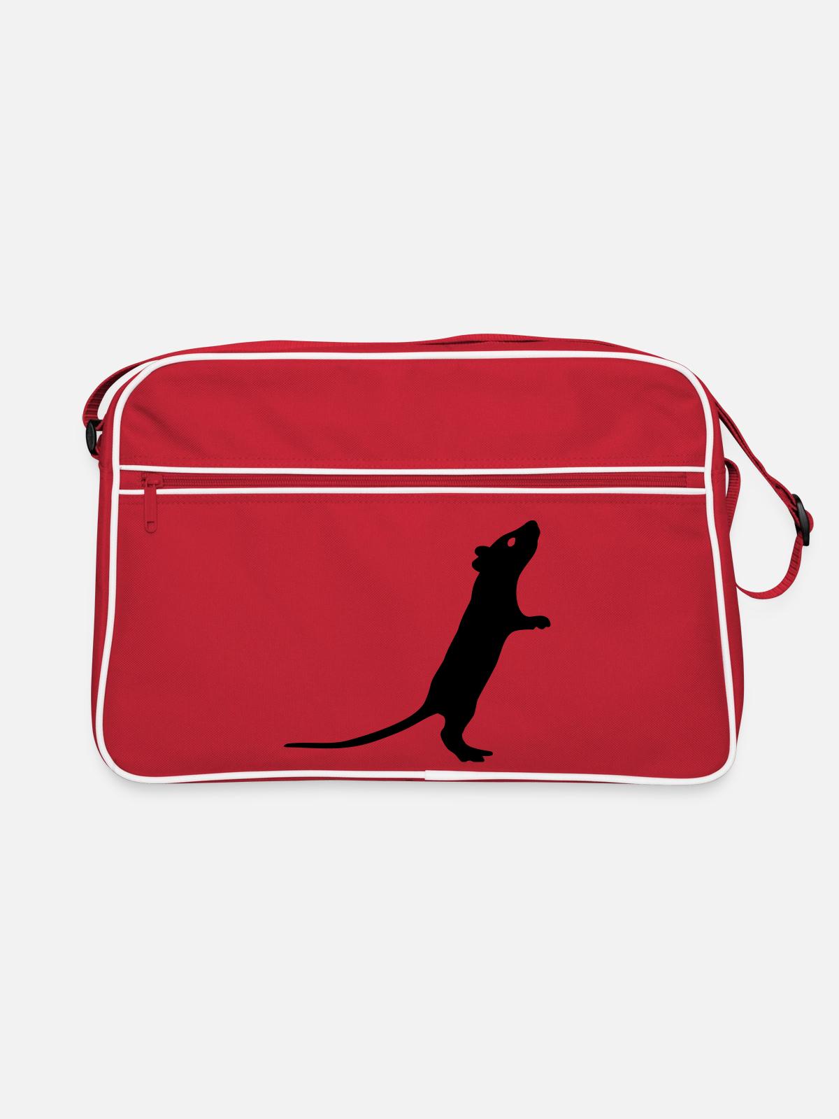 Rat - Retro Bag - red/white - Front