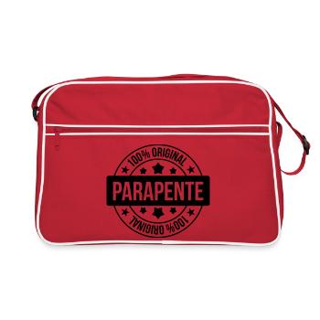 Parapente Parapentiste Sport Extrême Parachutisme - Sac Retro - rouge/blanc - Devant