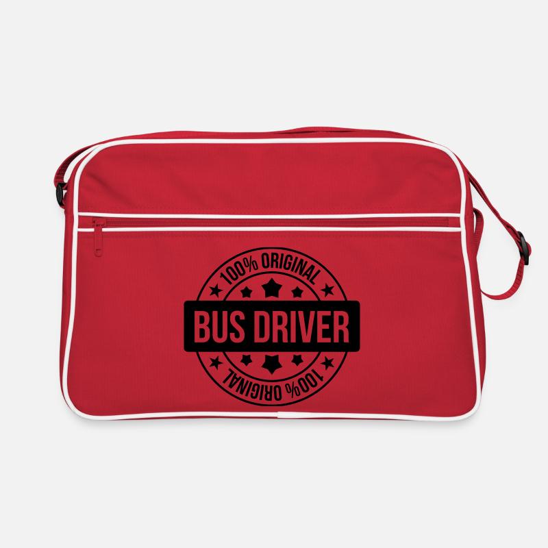 Bus / Busfahrer / Arbeit / Job Retro Tasche
