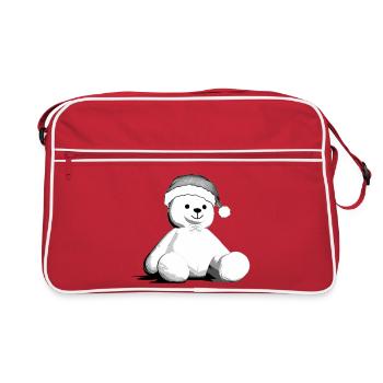 Ourson - Sac Retro - rouge/blanc - Devant