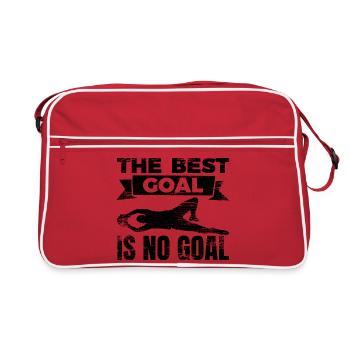 Le meilleur but est de ne pas encaisser de but - Sac Retro - rouge/blanc - Devant