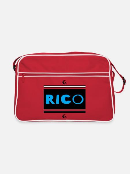 Rico - Sac Retro - rouge/blanc - Devant