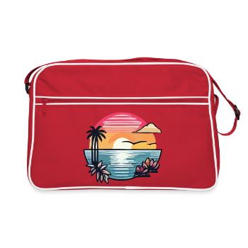 Été - Sac Retro - rouge/blanc - Devant