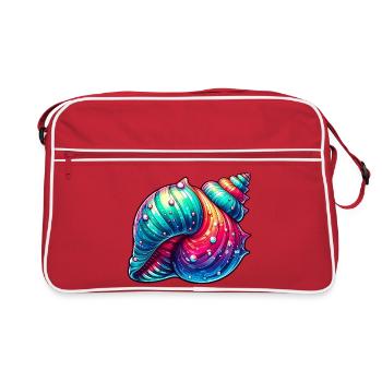 Coquille - Sac Retro - rouge/blanc - Devant