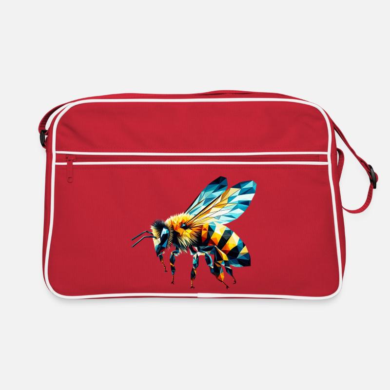 Polygonal Bee Retro Bag