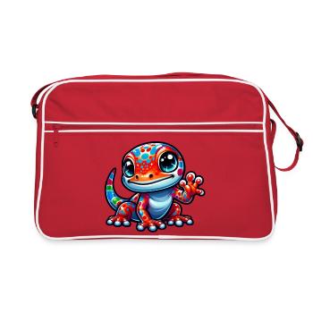 Gecko - Retro Bag - red/white - Front