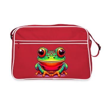 Grenouille - Sac Retro - rouge/blanc - Devant