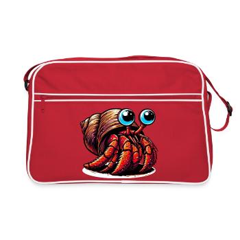 Bernard-l'ermite - Sac Retro - rouge/blanc - Devant