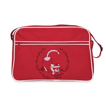 Chiot rose Bandeau breloque - Sac Retro - rouge/blanc - Devant