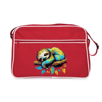 Paresse - Sac Retro - rouge/blanc - Devant