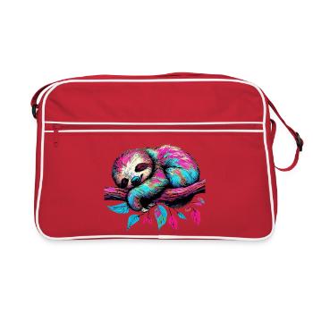 Paresse - Sac Retro - rouge/blanc - Devant