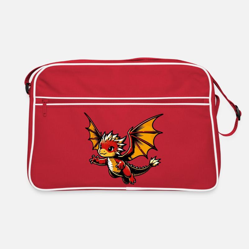 Drache Retro Tasche
