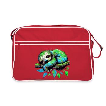 Paresse - Sac Retro - rouge/blanc - Devant