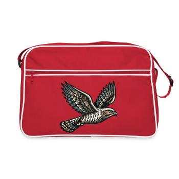 Rapace - Sac Retro - rouge/blanc - Devant