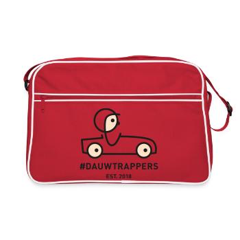22 Dew trappers logo - Retro Bag - red/white - Front
