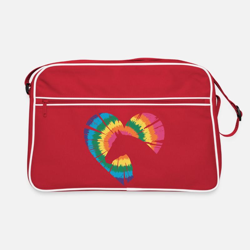 Tie Dye Pferd Retro Tasche
