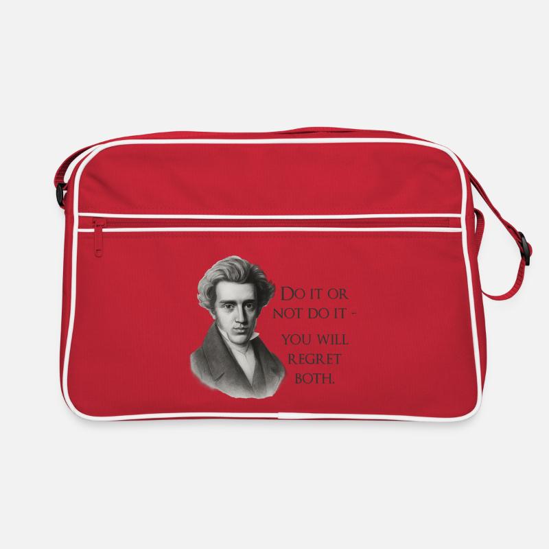 Citation de Kierkegaard : Faites-le ou ne le faites pas Sac Retro