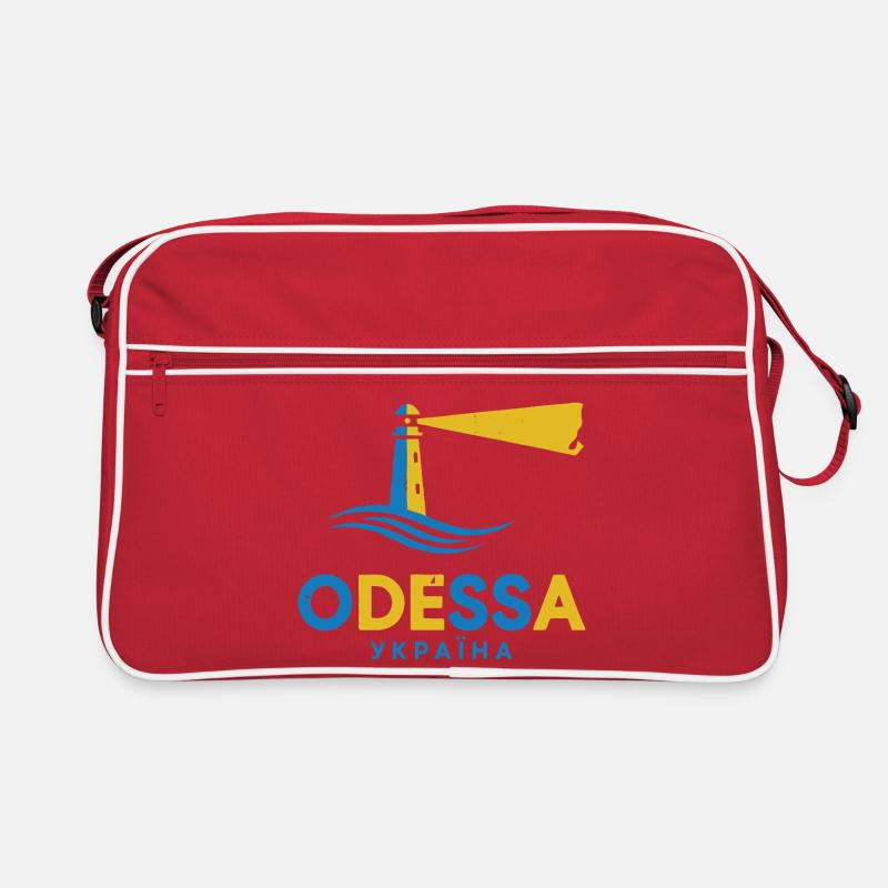 Odessa Lighthouse Night Scene Tee Retro Bag