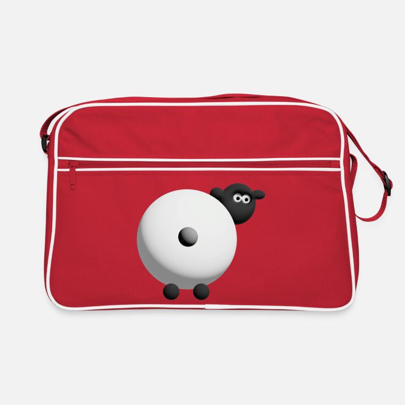 Conception de câlins 3D de mouton Sac Retro