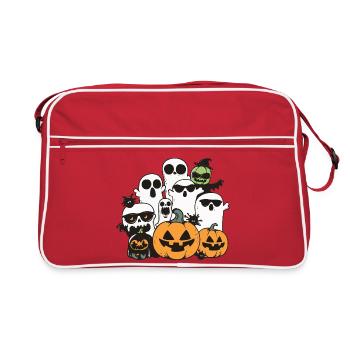Halloween Party Figures - Retro Bag - red/white - Front
