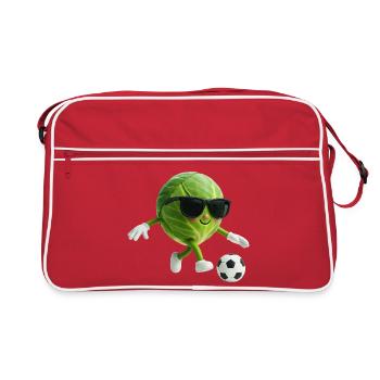 Football Kohl - Retro Bag - red/white - Front
