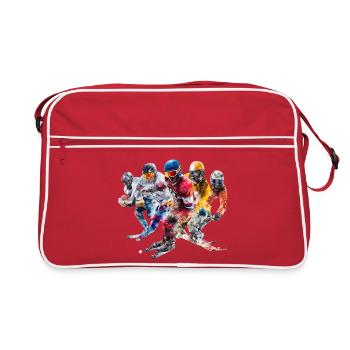 Colour Storm Compilation Skier Panorama - Retro Bag - red/white - Front