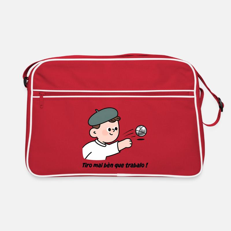 As a pétanque player, I shoot better than I work Retro Bag